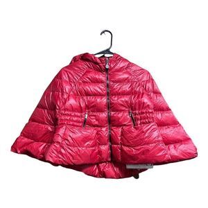 moncler CHALAIN GIUBBOTTO CHALAIN red cape JACKET Authentic size 8 kids *read*